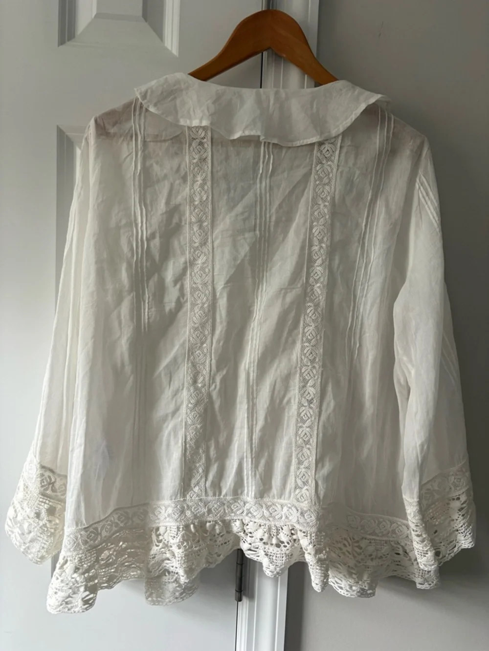 Free People Chante Ruffle Top - Picture 4 of 10